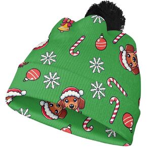 Beanies for Men and Women Soft Cuff Knit Skull Ski Hat with Ball Winter Outdoor Pom Pom Cap