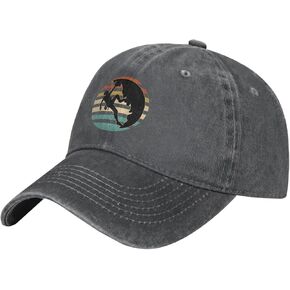 Vintage Rock Climbing Mountain Climber Cotton Baseball Cap Adjustable Washed Twill Low Profile Dad Hat for Men Women Deep Heather