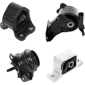 OCPTY Engine Motor and Trans Mount Compatible for Honda CR-V CRV 2002 2003 2004 2005 2006 L4 2.4L, Automatic Transmission # A6596 A6597 A4504 A4506 4PCS
