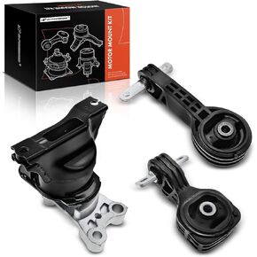 A-Premium 3PCS Engine Motor Mount and Torque Strut Mount Set Compatible with Honda Civic 2006 2007 2008 2009 2010 2011 L4 1.8L, Automatic Transmission