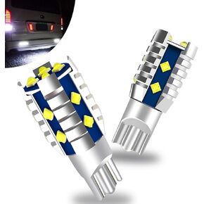 912 921 LED Bulbs for Backup Reverse Light Bulbs, 921 LED Bulb W16W 906 904 902 6000K White Replacement Lamps, High Power XDB 12-SMD Chipsets (Pack of 2)