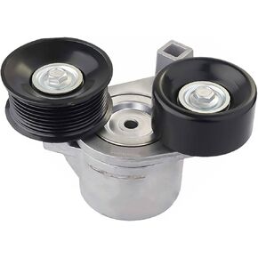 IRONTEK Belt Tensioner with Pulley Assembly fit for Ford (2003 E-350 Club Wagon/ 1998 E-350 Econoline/ 1998-2002 E-350 Econoline Club Wagon/ 1999-2003 E-350 Super Duty) #89257 38191 F8UZ6B209CA