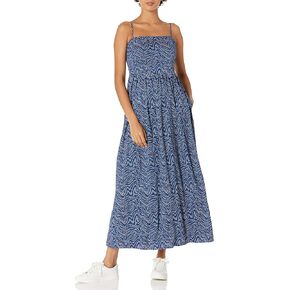 Goodthreads Women's Georgette Smock-Back Cami Maxi Dress