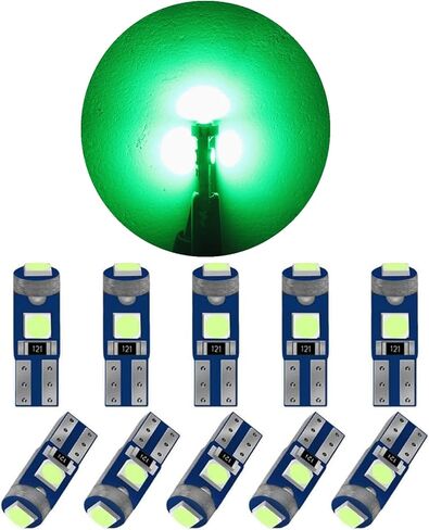 WLJH مجموعة مصابيح LED بيضاء ساطعة للغاية للوحة أجهزة قياس الإضاءة لسيارة Ford F150 F250 2000-2008، عبوة من 8 قطع in Kuwait