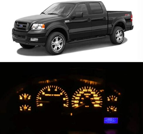 WLJH مجموعة مصابيح LED بيضاء ساطعة للغاية للوحة أجهزة قياس الإضاءة لسيارة Ford F150 F250 2000-2008، عبوة من 8 قطع in Kuwait