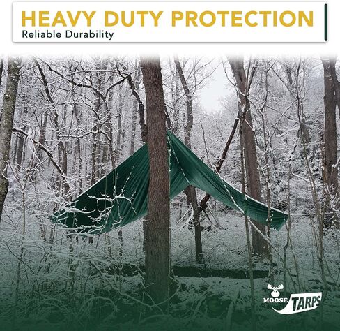 Waterproof Tent Tarp - Heavy Duty Tarp Tent for Wood Furniture, Car, Boat, Pool, & More - Tear Resistant - 20x25 Foot Indoor/Outdoor Reversible Tarp (Green/Brown Tarp) in Saudi Arabia