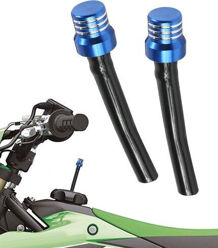 2PCS Gas Cap Vent Tube,Car Accessories Gas Cap Vent Hose,Gas Fuel Tank Cap Valve Vent Hose,CNC One Way Gas Cap Vent Hose Tube with Aluminum Breather Valve,for ATV Dirt Pit Motorcycle (Black) in Saudi Arabia