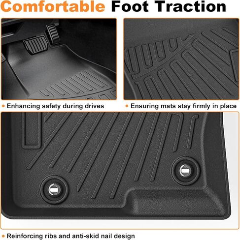 Floor Mats Cargo Liner Fit for Mazda CX5 2017-2024 2025, All Weather Protection TPE Anti-Slip Automotive Floor Liners, Includes 1st, 2nd Row Full Set Liners and Trunk Mat, Odorless Anti-Slip Mats in Saudi Arabia