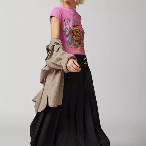 Women Going Out Top Y2k Baby Tees Crew Neck Short Sleeve Letter Heart Print Crop Top Summer T-Shirt E-Girl Streetwear in Kuwait