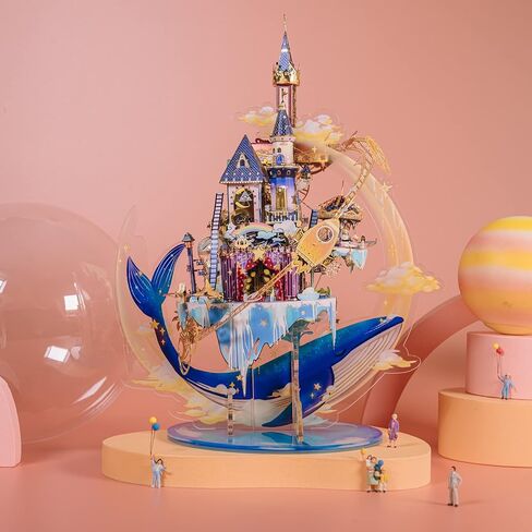 MU 3D Metal Puzzles for Adults Twelve Constellations, Metal Model Kits Building Brain Teaser Miniature Zodiac Palace Landscape Architecture Horoscope, DIY Sets Birthday Gift Home Desk Decor in Saudi Arabia