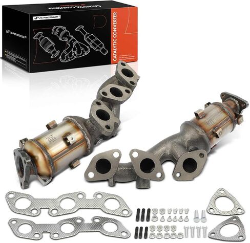A-Premium Left Exhaust Manifold Catalytic Converter Kit Direct-Fit Compatible with Nissan Frontier 2002-2004, Xterra 2002-2004, 3.3L, EPA Compliant, Replace# 140029S210 in Saudi Arabia