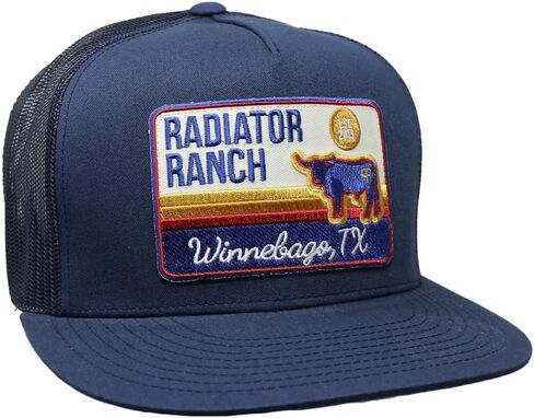 Dale Brisby's Rodeo Time Bull Hauler Meshback Navy in Saudi Arabia