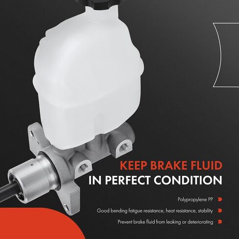 A-Premium Brake Master Cylinder with Reservoir and Sensor Compatible with Chevrolet, Pontiac and Saturn Vehicles - Malibu 2006-2008, G6 2005-2007, Aura 2007 - Replace# 22681430, 15221998 in Saudi Arabia
