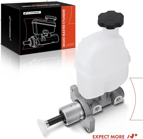 A-Premium Brake Master Cylinder with Reservoir and Sensor Compatible with Chevrolet, Pontiac and Saturn Vehicles - Malibu 2006-2008, G6 2005-2007, Aura 2007 - Replace# 22681430, 15221998 in Saudi Arabia