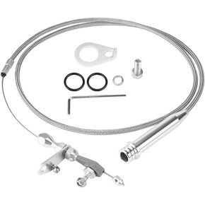 Kickdown Cable, 700R4 Braided Kickdown Cable Detent