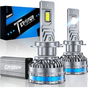 مصابيح ضباب FAHREN 2024 مطورة H7، لمبة 120 وات 32000LM H7، التوصيل والتشغيل، حزمة من 2