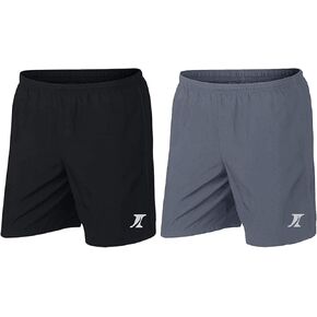 Men's Comfort Shorts (as1, Alpha, m, 4X_l, Regular, Regular, Black & Grey, 3XL, Regular Fit)