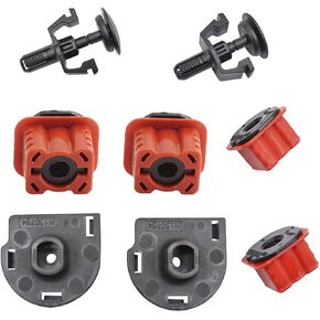 Radiator Bracket Mounting Kit Upper for Mercedes Benz C200 C300 E300 E550 GLK350 A2115040059 A1695040114 A2045040514