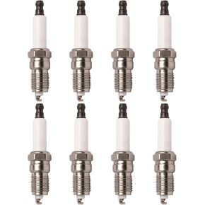 ENA Set of 8 Platinum Spark Plug Compatible with Chevrolet GMC Cadillac Pontiac Isuzu Buick Saturn Vehicles Replacement for 41962 19299585