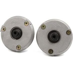 uxcell 2 Pcs Silver Tone Aluminum Alloy Motorcycle Parts Oil Filter Rotor Fit for Cg125