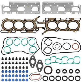 Cylinder Head Gasket Set Fits for 2011-2019 Ford Explorer Edge Flex Taurus Police Interceptor Sedan 3.5L V6 N/A, Valve Cover Gasket Replace HGS4213 VS50814R