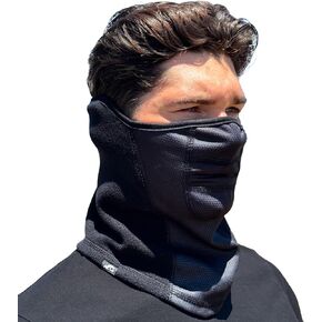 SUN NINJA Winter Neck Gaiter for Men and Women – Versatile Half Ski Mask with Neck Warmer and Ear Covering. Perfect Cold Weather Face Mask for Running, Skiing, Snowboarding, commuting and more