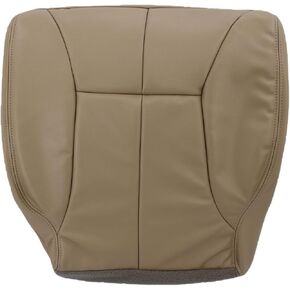 1998 1999 2000 2001 2002 Dodge Ram 1500 2500 3500 Replacement Seat Cover, Synthetic Leather Seat Cover Replacement for Dodge Ram Laramie SLT (Driver Bottom, Medium Camel Tan)