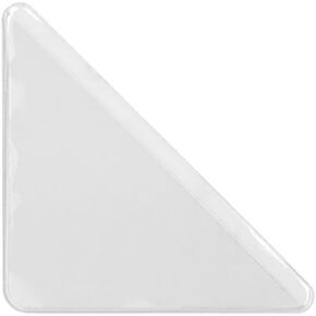 StoreSMART - زوايا التقويم - بلاستيك شفاف - 4 عبوات - غير لاصقة - PE1336DCL-4