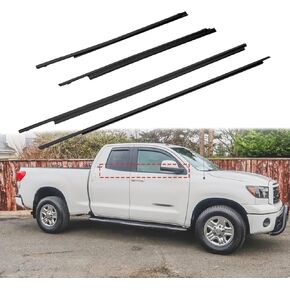 مانع تسرب النوافذ متوافق مع 2007-2020 Toyota Tundra Double Cab يستبدل 68160-0C020 68210-0C020 68163-0C010 68164-0C010