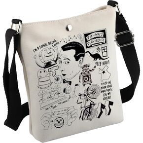 MNIGIU P-ee Herman Playhouse Tote Bag P-ee Herman Fan Gift P-ee Herman Merchandise