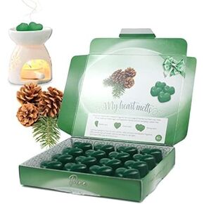 Lemon Lavender Wax Melts - 16 Heart Shaped Highly Scented Wax Melts in a Presentation Gift Box 3.2 OZ Pack, Natural Candle, Soy Wax Melt Cubes Shaped as Hearts in Saudi Arabia