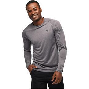 Black Diamond AP753090STEELGREYSmall M Lightwire Ls Tech Tee Steel Grey Small