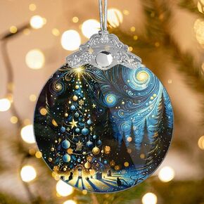 Acrylic Tree of Life Christmas Ornaments 2024, Unique Memorial, Funny Christmas Ornaments, Funny Christmas Ornaments, Christmas Ornament, Christmas Ornaments Clearance, White Elephant Gifts for Adults