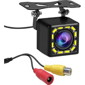 2.5MM Rear Camera for Car Stereo, Waterproof HD Backup Camera with Night Vision, 170° Ultra-Wide Viewing Angle