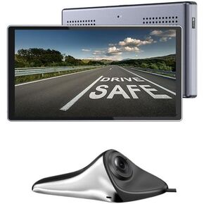 5.0inch Car Side View Blind Area System,Left and Right Blind spot Camera Driving Recorder BSD Warning Monitoring(Camera Monitor System) (5" Silver(Camera))