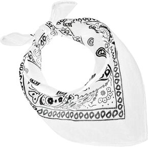 JOPHY & CO. 100% cotton Bandana SET of 3/5/10 for Women's Men's Children's Unisex Unique and/or Paisley Patterned COD. A644