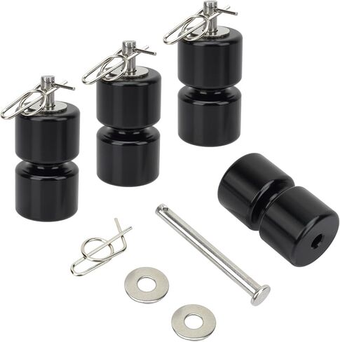 4PCS Sided Trailer Tailgate Lift Assist Kit with 2PCS Coated Cables for Trailer Gate Replacement Rollers Parts Washer Pins Rings in Saudi Arabia