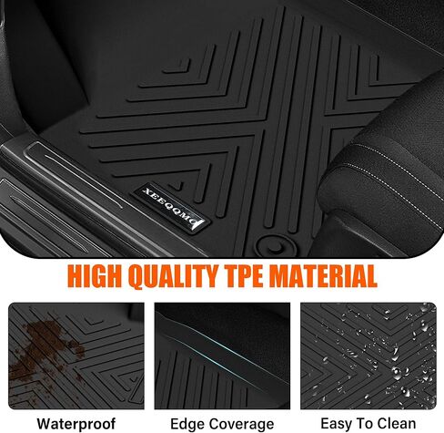 Trunk Mat & Backrest Mat for 2020-2025 Kia Telluride Cargo Mat Liner All Weather TPE Protector Back Seat Cover 3rd Row for 2020 2021 2022 2023 2024 2025 Kia Telluride Accessories in Kuwait