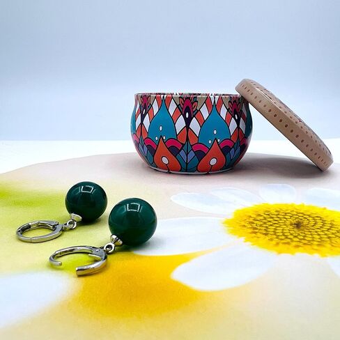 Mall of Style Potara Earrings for Men & Women - Anime Earrings - Agate Potara Jewelry - Japanese Jewelry in Kuwait