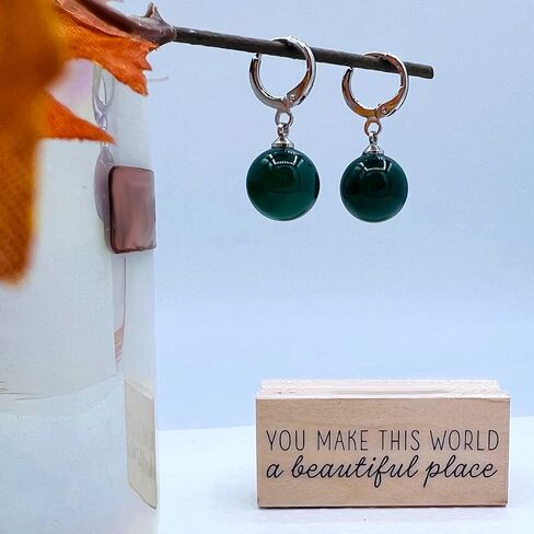 Mall of Style Potara Earrings for Men & Women - Anime Earrings - Agate Potara Jewelry - Japanese Jewelry in Kuwait