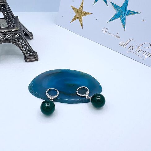 Mall of Style Potara Earrings for Men & Women - Anime Earrings - Agate Potara Jewelry - Japanese Jewelry in Kuwait