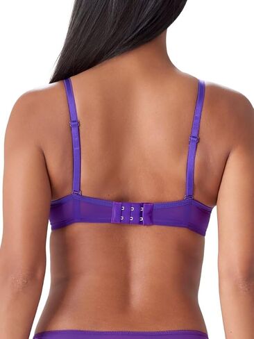 Gossard Women's Glossies Lace Sheer Bra, Purple (Ultra Violet), 34E in Saudi Arabia