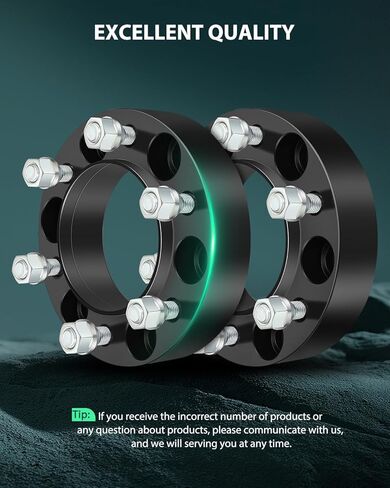 فواصل عجلة SCITOO مقاس 4X 1.5 بوصة محور مركزي 6x5.5 إلى 6x5.5 تناسب فواصل عجلة تندرا لفواصل عجلة FJ Cruiser لفواصل عجلة 4runner لفواصل عجلة سيكويا 2007-2015 in Saudi Arabia