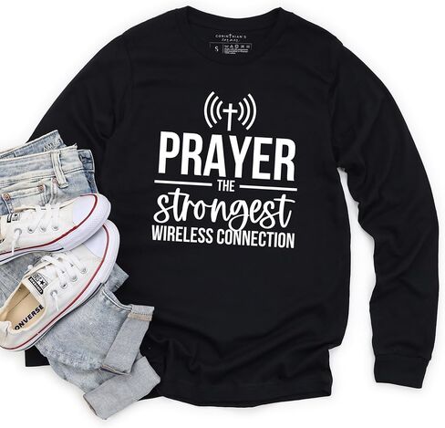 Corinthian's Corner Long Sleeve Christian T-Shirts for Women in Saudi Arabia