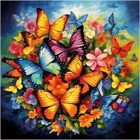 FHBUBPUP 5D Starlit Sky Diamond Painting Kits for Adults, Valentine's Day Diamond Painting Art Kits, DIY Full Drill Round Gem Painting Art Craft Home Decoration Gift12×16Inch in Saudi Arabia