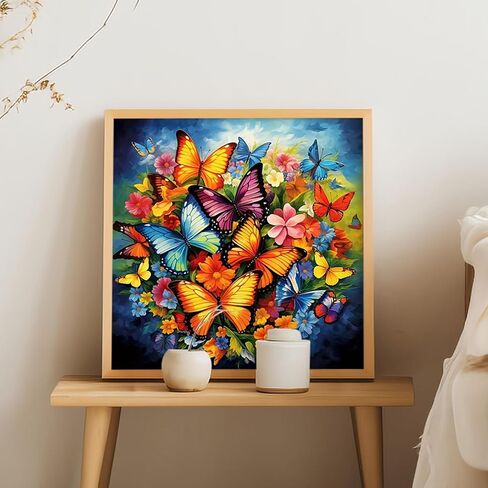 FHBUBPUP 5D Starlit Sky Diamond Painting Kits for Adults, Valentine's Day Diamond Painting Art Kits, DIY Full Drill Round Gem Painting Art Craft Home Decoration Gift12×16Inch in Saudi Arabia