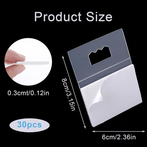 10 Pack Adhesive Picture Hangers, Mabor Plastic Picture Hangers Without Nails Clear Foamboard Hanger No Nail Sawtooth Picture Hangers for Back of Frames in Kuwait