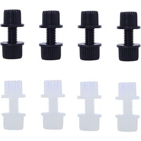 P1Tools Nylon License Plate Frame Bolts & Nuts & Screws Fasteners for Motorcycle, License Plate Screw Bolts