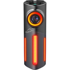 Magicshine SEEMEE DV ضوء خلفي للكاميرا، 1080P 146 درجة | USB-C قابل للشحن | بطارية 3400 مللي أمبير في الساعة وقت تشغيل يصل إلى 110 ساعات | IPX6 مقاوم للماء من الألومنيوم للدراجة الخلفية لراكبي الدراجات على الطرق الحضرية in Kuwait