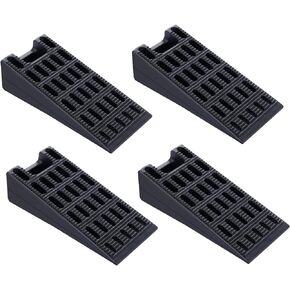 8 Pack Door Stopper, Flexible Rubber Door Stops Wedge Holder,DIY Furniture Levelers for Doors, Tables of Home Improvement、Office、School、Factory etc（Black） … B0C9GPBS9J (8Pack Stoppers)